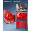 Nilight Taillight Assembly Compatible with 2011 2012 2013 2014 2015