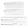 Mevlshcey 100 Pcs Wound Measuring Tape 6 Inch Wound Ruler