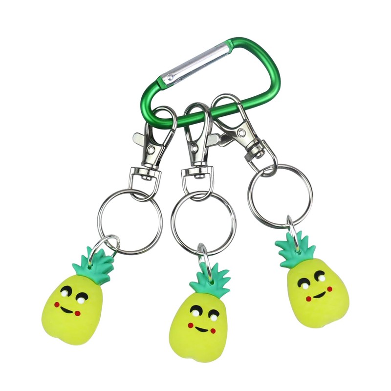rainbowstar 3 Pack Med Clip Syringe Holder with Carabiner for