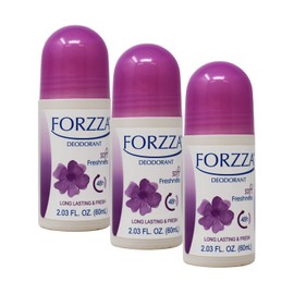 Forzza Roll-on Deodorant Soft Freshness, 3-pack Of 2.03 Oz each, 3 Roll-On Bottles