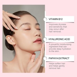 Hair Removal Cream + Moisturising Cream, Hair Removal Cream, Quick and Effective Hair Removal for Men and Women, Cream for Hair Removal for Armpits, Chest, Arms and Legs, Hair Removal Cream