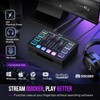 FIFINE Gaming Audio Mixer, Streaming RGB PC Mixer with XLR