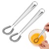 2 Pack Stainless Steel Mini Whisks Spring Coil Wire Egg