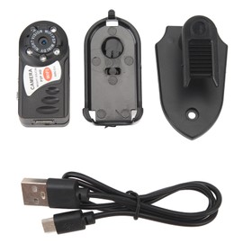 Small Wireless WiFi Camera 720P HD APP Night Vision Mini Security Camera Video Recorder with Back Clip for Home Surveillance Outdoor Office