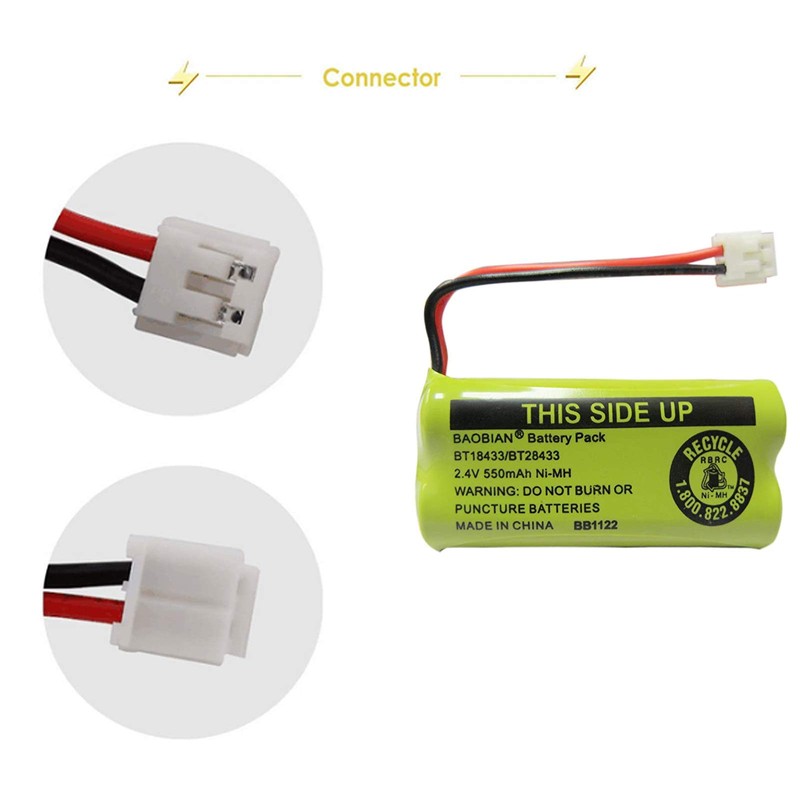 BAOBIAN BT18433/BT28433 BT184342 BT284342 BT1011 BT-1011 Cordless Phone Battery CL80109