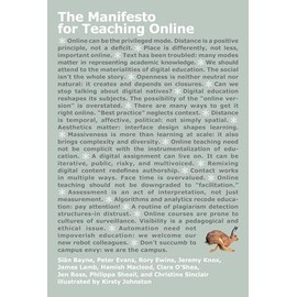 The Manifesto for Teaching Online