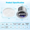 V2262-50 7 Inch Bathroom Exhaust Fan, 1.0 Sones, 50 CFM
