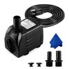 CWKJ Fountain Pump, 400GPH Submersible , Durable 25W Outdoor Water