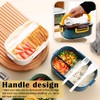 FZYCOM Bento Lunch Box with Compartments, 2-Layer Lunch Box, Lunch