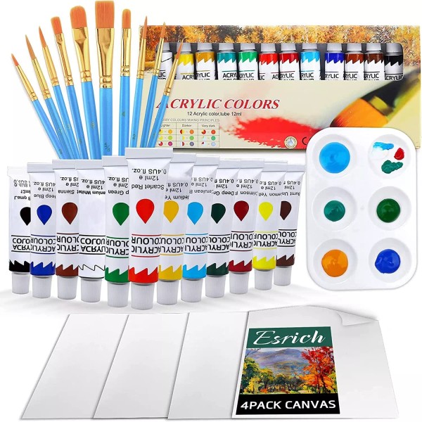 Acrylic Painting Set Lienzos De Canvas Para Pintar En Acrilico