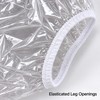 Reusable Waterproof TPU Adult Diaper Cover Pants, Clear/Frosted, S–XXL