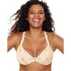 JUST MY SIZE Women's Lightweight Curve Enhancing Embellished Plunge Bra,