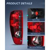 Nilight Taillight Assembly Compatible with 2004 2005 2006 2007 2008