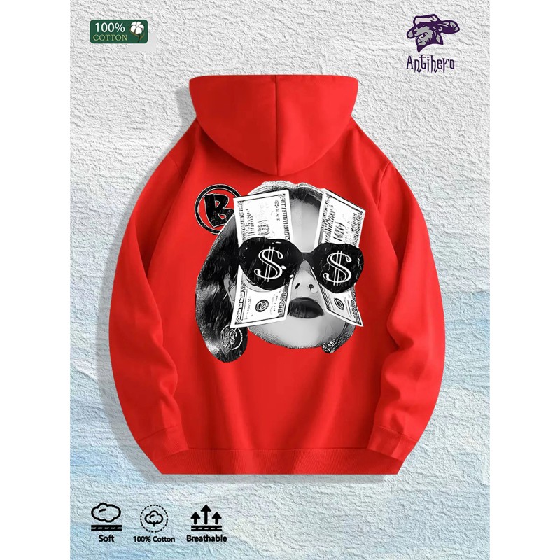 Money - Vision Graphic Hoodie 100% Cotton US Warehouse 7