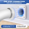RDXTIK Magnetic Dryer Vent Connector, DV180 Airtight Seal Dryer Vent