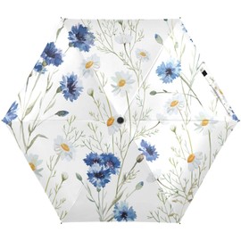 Parasol, UV Protection, Foldable, Lightweight, Folding Umbrella, For Both Sunny and Rainy Weather, Manual Umbrella, 6 Ribs, Parasol, Fully Blackout, Foldable, Popular, Foldable, Portable, Windproof,