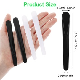 Molain 10Pcs Plastic Cosmetic Spatula Reusable Cosmetic Mask Mixing Spoon Spatulas Stick Applicator Beauty Facial Tools for Facial Skin Care DIY Mask Mixing and Sampling Tool