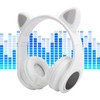 LED Noise Reduction Headset Cat Ear Shape Bluetooth 5.0 Headset