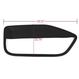 G-PLUS Front Door Panel Insert Cards Replacement Compatible with Ford Mustang 2005-2009 Door Panel Insert Front Driver & Passenger Side Black