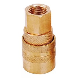 Surtek Cople De Bronce De Conexión Rápida 1/4  Npt, Hembra Surtek
