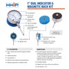 HHIP 4400-0025 1" Dial Indicator and Magnetic Back Set