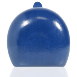 Tokyo amachi Kobo Coin Purse, Men's Coin Case, Horseshoe Shaped, Beautiful Gloss, Italian Leather, Gift Box Included, NAVY