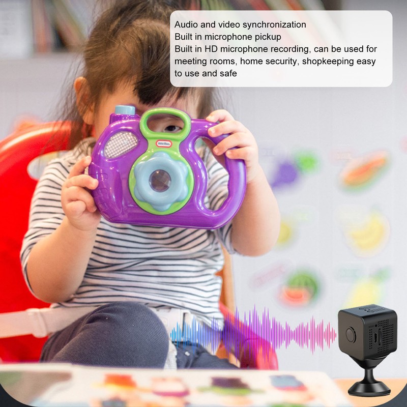 Mini WiFi Security Camera Infrared Night Vision Motion Detection 1080P