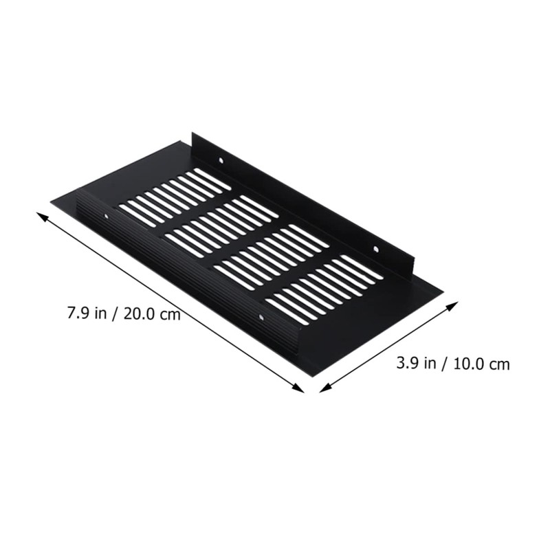 COHEALI 2pcs Aluminum Alloy Breathable Ventilation Cover Air Vent Grille