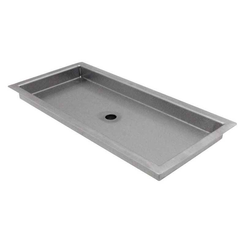 Kegco SEDP-220D Drip Tray, 12", Stainless Steel