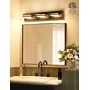 VOLISUN 5CCT Bathroom Light Fixtures Over Mirror, Dimmable, 360°Rotatable Head,