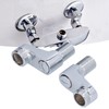 G1/2 to G3/4 Shower Mixer Faucet Swing Arm Adapter Cold