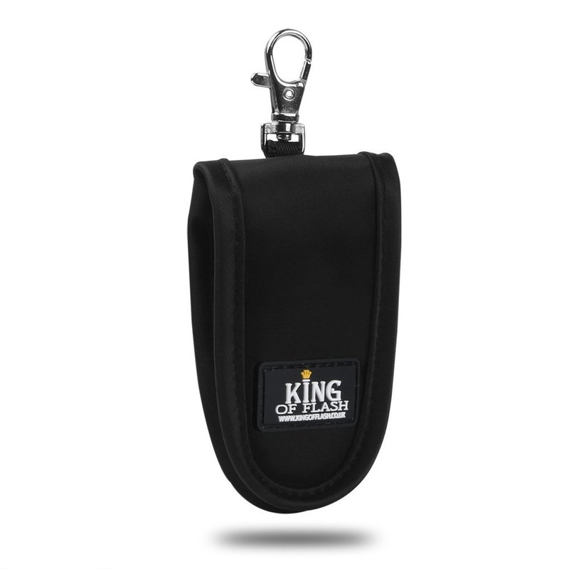 KING OF FLASH Portable Flash Drive Shuttle Carry Case, Black