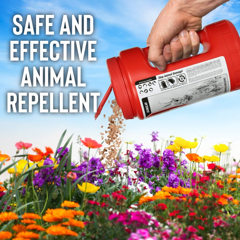 Mole & Vole Stopper, Granular Animal Repellent, All Natural, Effective