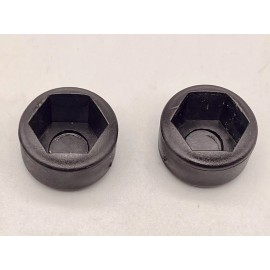 Drive Medical Axle Nut End Caps, 2 Pack, Parts For Rollator Walker Drive R726 and R728