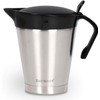 Rorence Stainless Steel Double Insulated Gravy Boat Sauce Jug with