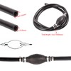 BARTOO Fuel Line Assembly,3/8in Nylon Braided Marine Fuel Hose Line