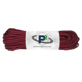Paracord Planet Solid Color 550lb Paracord – 7 Strand Type III Nylon Cord for Indoor and Outdoor Tasks – Burgundy (25 ft)