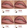 12PCS Lip Liner Pencil Set - Matte Nude Lip Contour