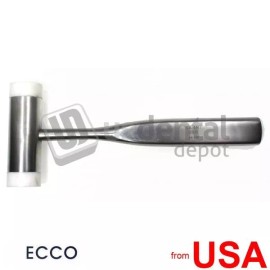 ECCO Mallet 7.5 in Stainless Head 1in Diameter - Size 0.5in - With 2 replaceab 113976