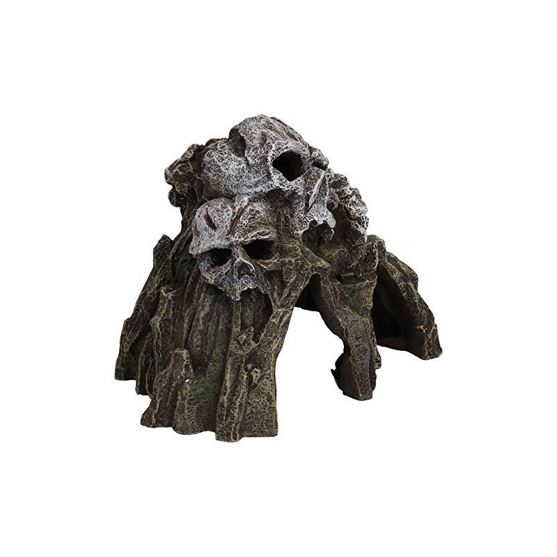 AB Tools Aquatic Aquarium Decor Skull Mountain Fish Tank Ornament