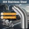 KPALAG 5 Inch Diesel Exhaust Elbow Tip 304 Stainless Steel