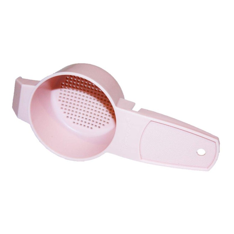 Tupperware Sifter Gadget Small Tea Strainer Kitchen Tool Pink Prosecco