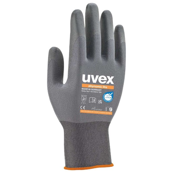 uvex Phynomic Lite 60040 Protective Glove, Fine Assembly, Precision Work,