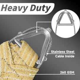 ShadeMart Heavy Duty 18' x 18' Beige Square Sun Shade Sail, Commercial Grade UPF50 Canopy, Reinforced Corners & Edges, 260 GSM Fabric Heavy Duty -5 Years Warranty (We Make Custom Size)