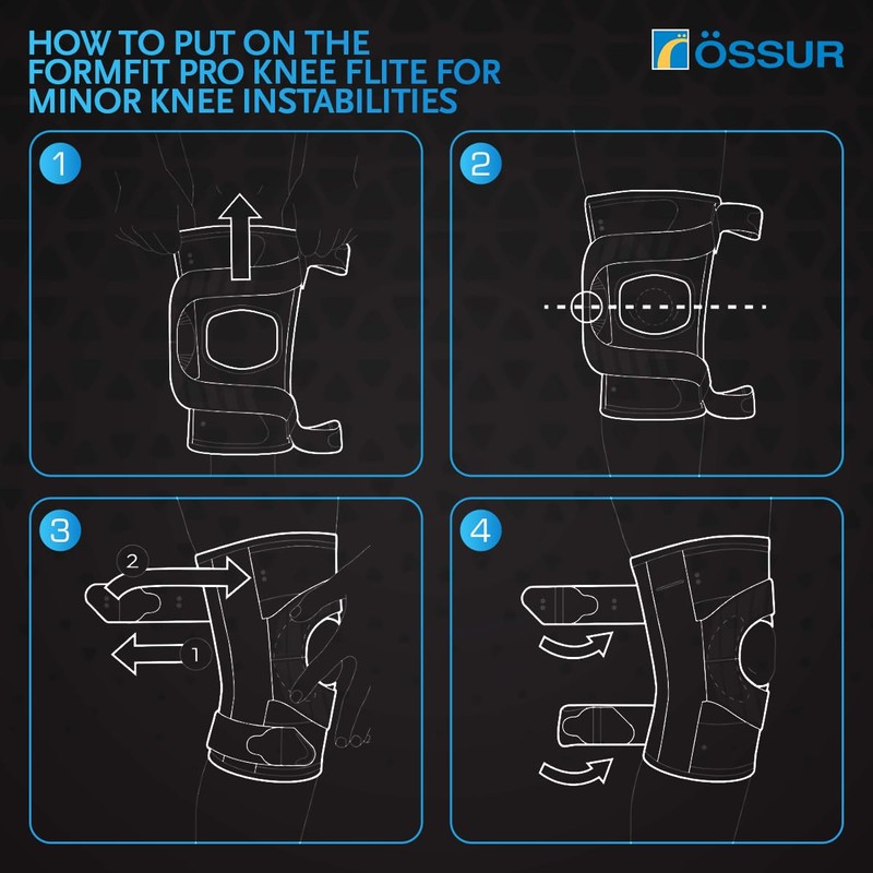 Ossur Formfit Tracker Knee Brace - Patella Stabilizer for Running