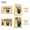 upsimples 4x6 Picture Frame, Gold 1 Pack