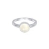 Elli Women's 925 Sterling Silver Moonstone Basic Stacking Ring, Size