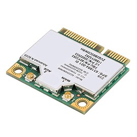 ASHATA Mini Tarjeta de Red Inalámbrica para para Thinkpad,Tarjeta WiFi Banda Dual 2.4G / 5GHz Tarjeta de Red 300 Mbps para/para Zhaoyang, 802.11N Mini PCI-E WiFi Tarjeta de Red