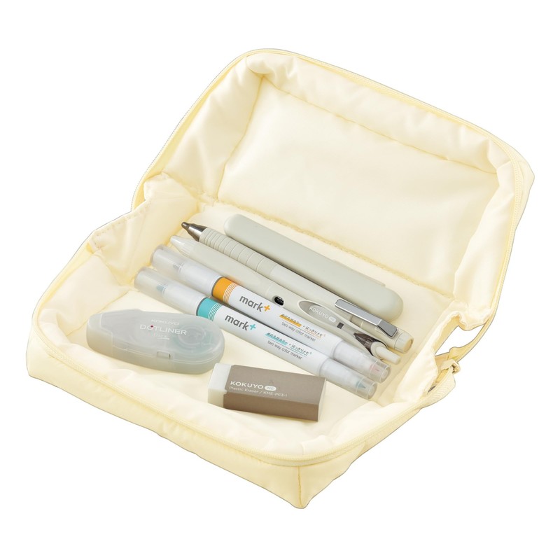 KOKUYO Pen Case, Lemon Yellow