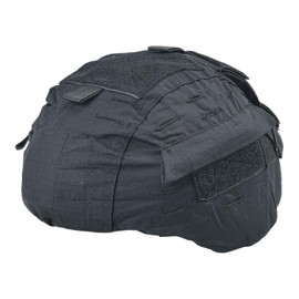 ATAIRSOFT Airsoft Tactical - Copertura per casco Military Mich 2000 Ver2/ACH con tasca posteriore (BK)